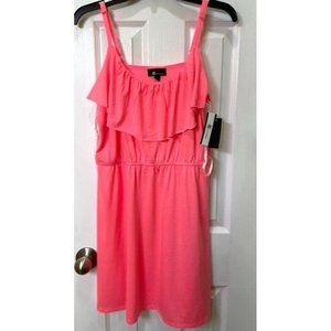 AB studio dress size L new with tags hot pink sundress great for the beach